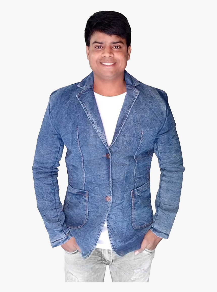 Blazer With Jeans Png Free Background - Gentleman, Transparent Png