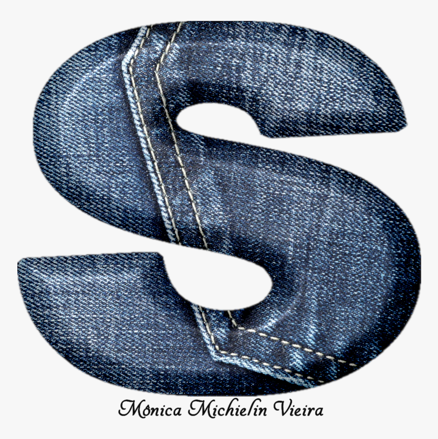 Alfabeto Jeans Png, Transparent Png