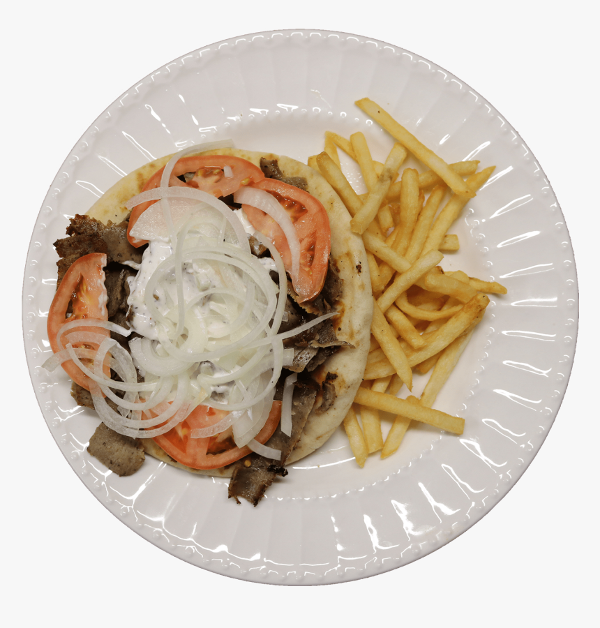 Joey S Red Hots Gyro Platter - French Fries, HD Png Download