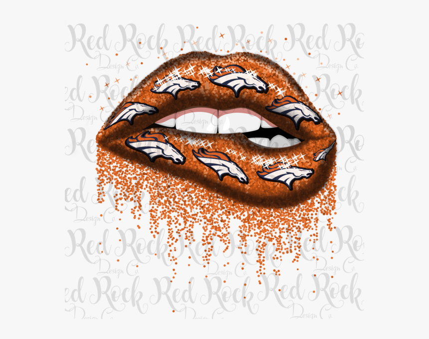 Denver Broncos Lips Svg, HD Png Download