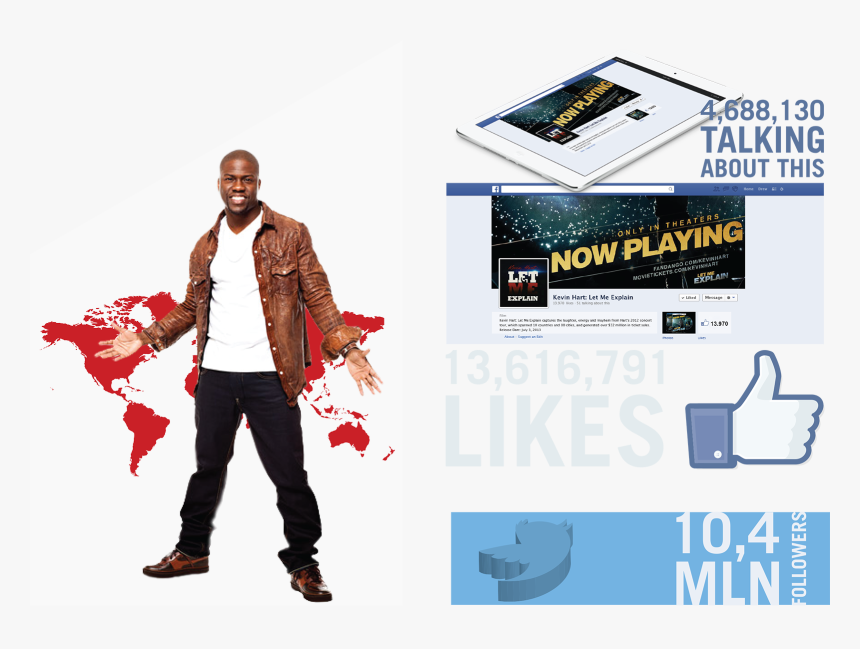 Transparent Kevin Hart Png - Flat Vector World Map, Png Download