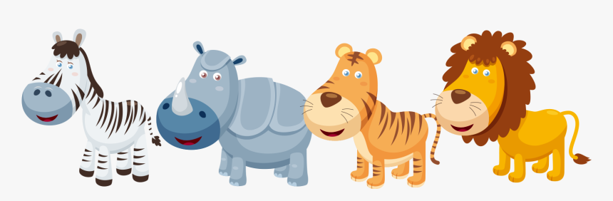 Cartoon Animals Png Download - Illustration, Transparent Png