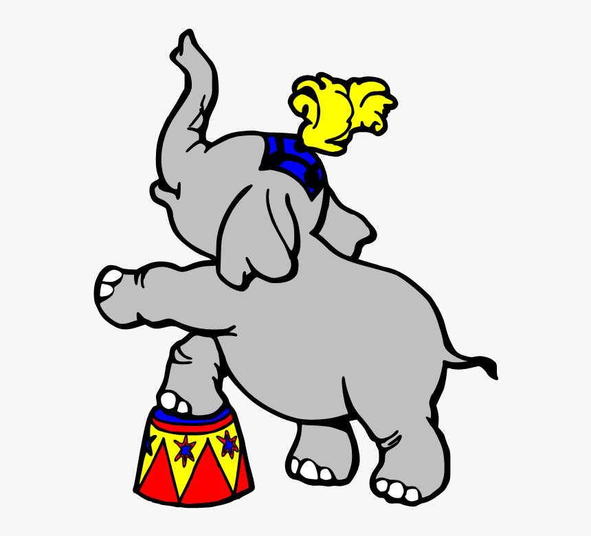 Transparent Circus Animals Png - Circus Elephant Clipart, Png Download