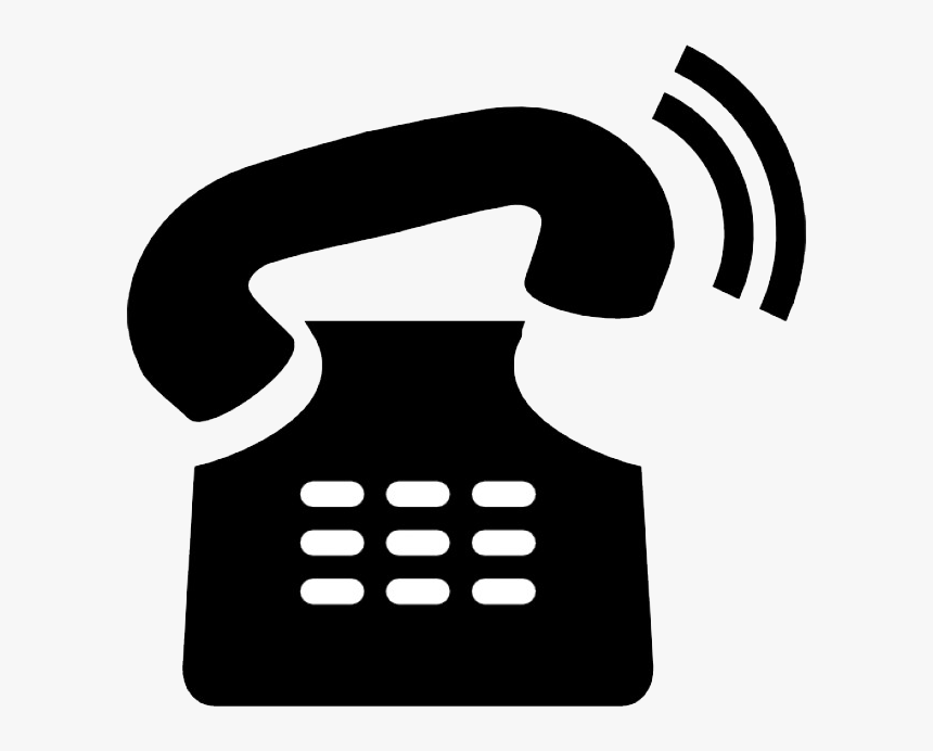 *ring Ring *, A Telephone Starts To Go Off In My Hotel - Blue Vector Phone Icon, HD Png Download
