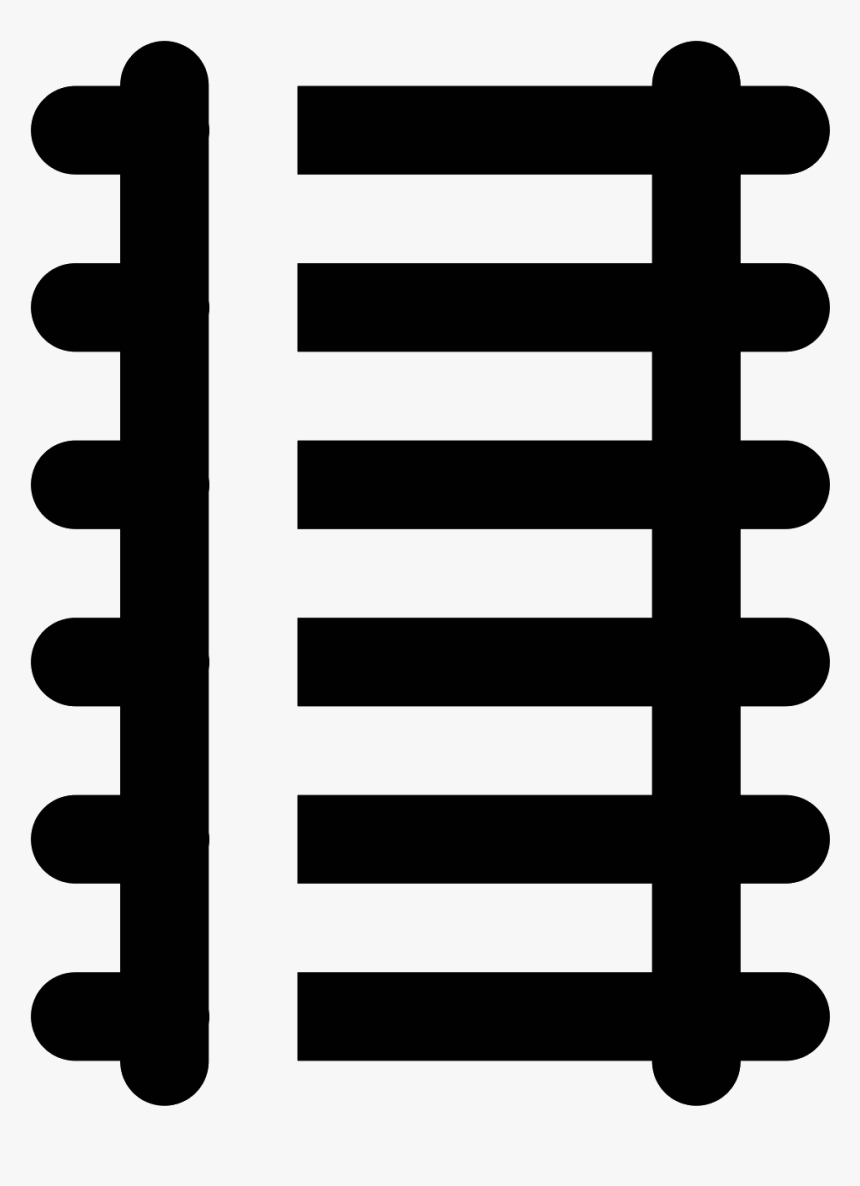 This Is A Symbol Representing Train Tracks - Colorfulness, HD Png Download