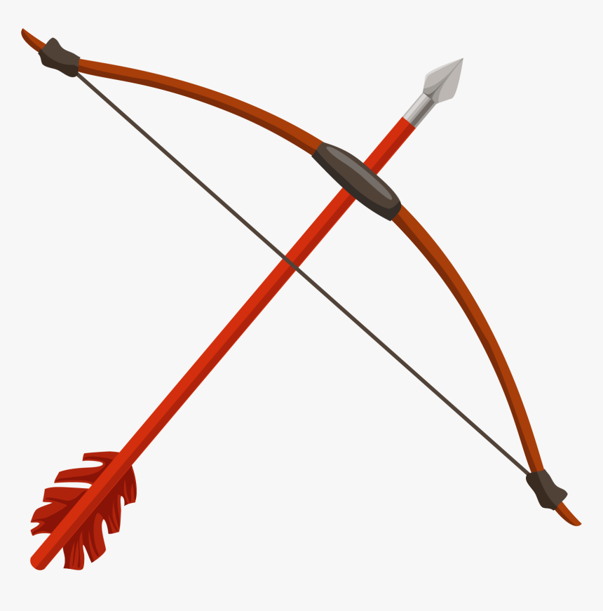 Vector Free Library And Material Picture Transprent - Arrow And Bow Png, Transparent Png