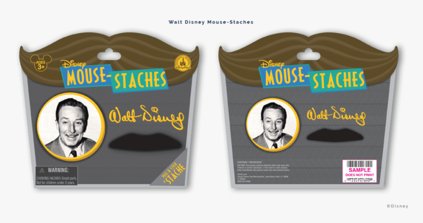 Walt Disney Without Mustache - Walt Disney, HD Png Download