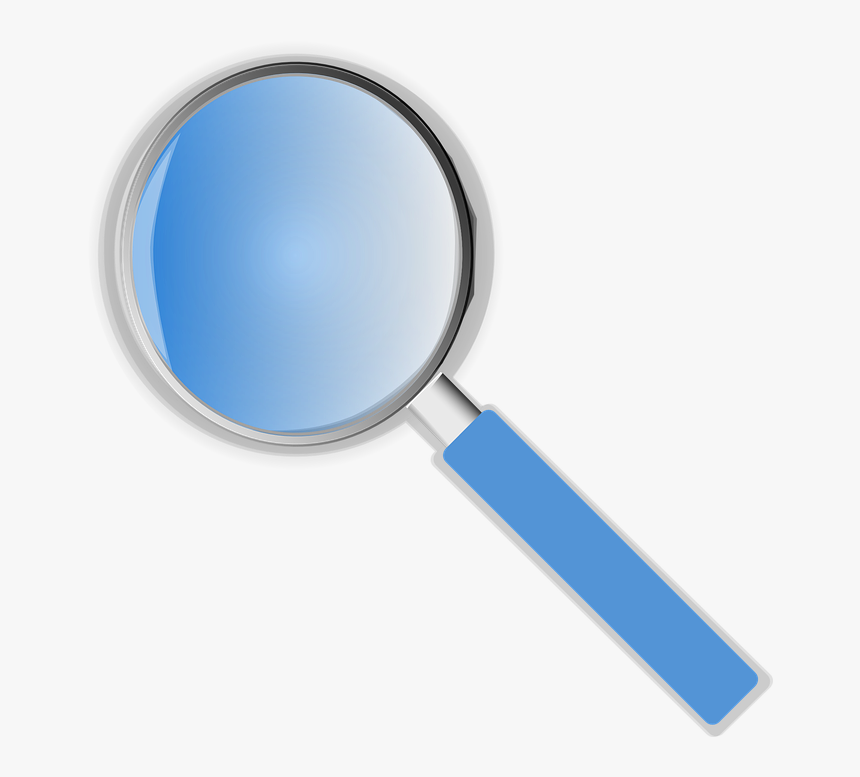 Magnifying Glass, Lens, Loupe, Close-up, Zoom, Examine - Lens Cartoon, HD Png Download
