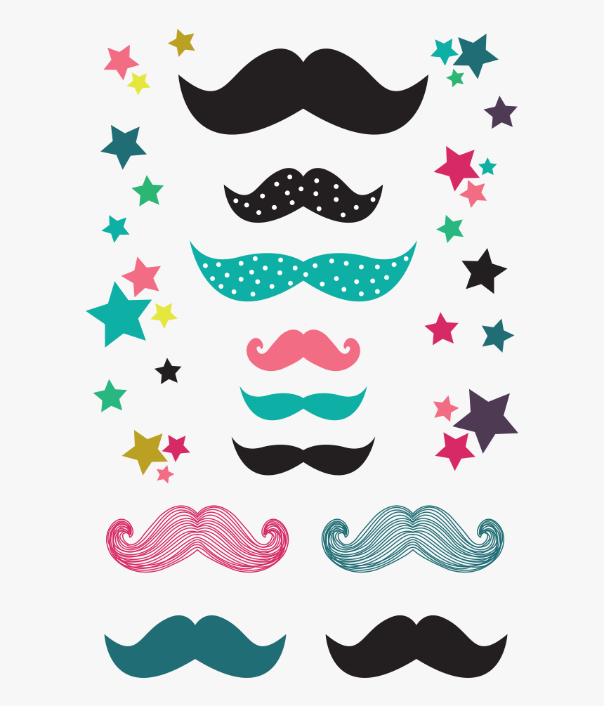 Moustache Clipart Party - ウェット ティッシュ ふた セリア, HD Png Download