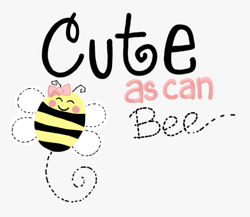 #cute #bee #can #bumble #kids #baby #girl #yellow #pink - Baby Bees Transparent, HD Png Download