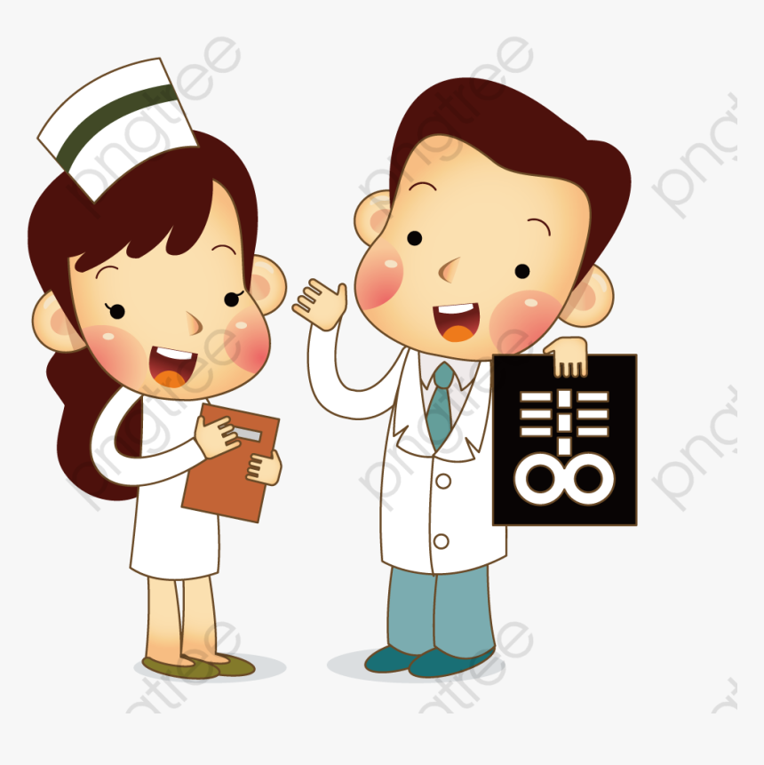 X Ray Clipart Doctor - Nurses Cartoon Png, Transparent Png