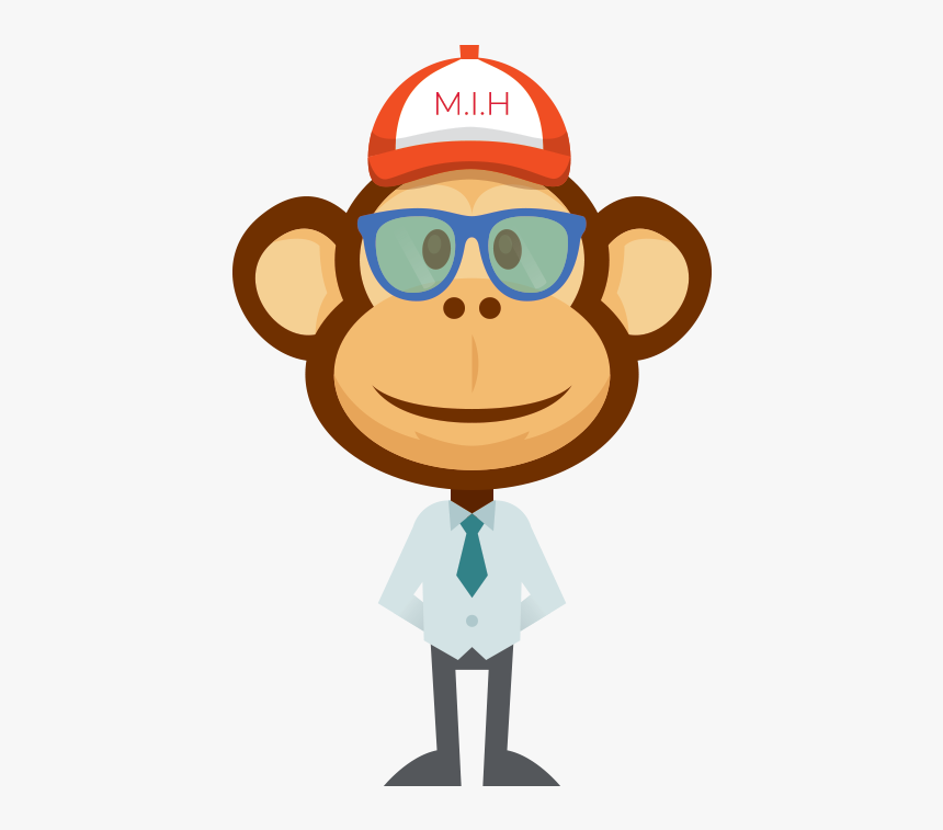 Monkeys In Hats - Cartoon, HD Png Download