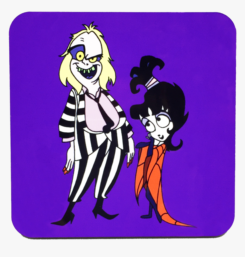 Beetlejuice Cartoon Drink Coaster, HD Png Download