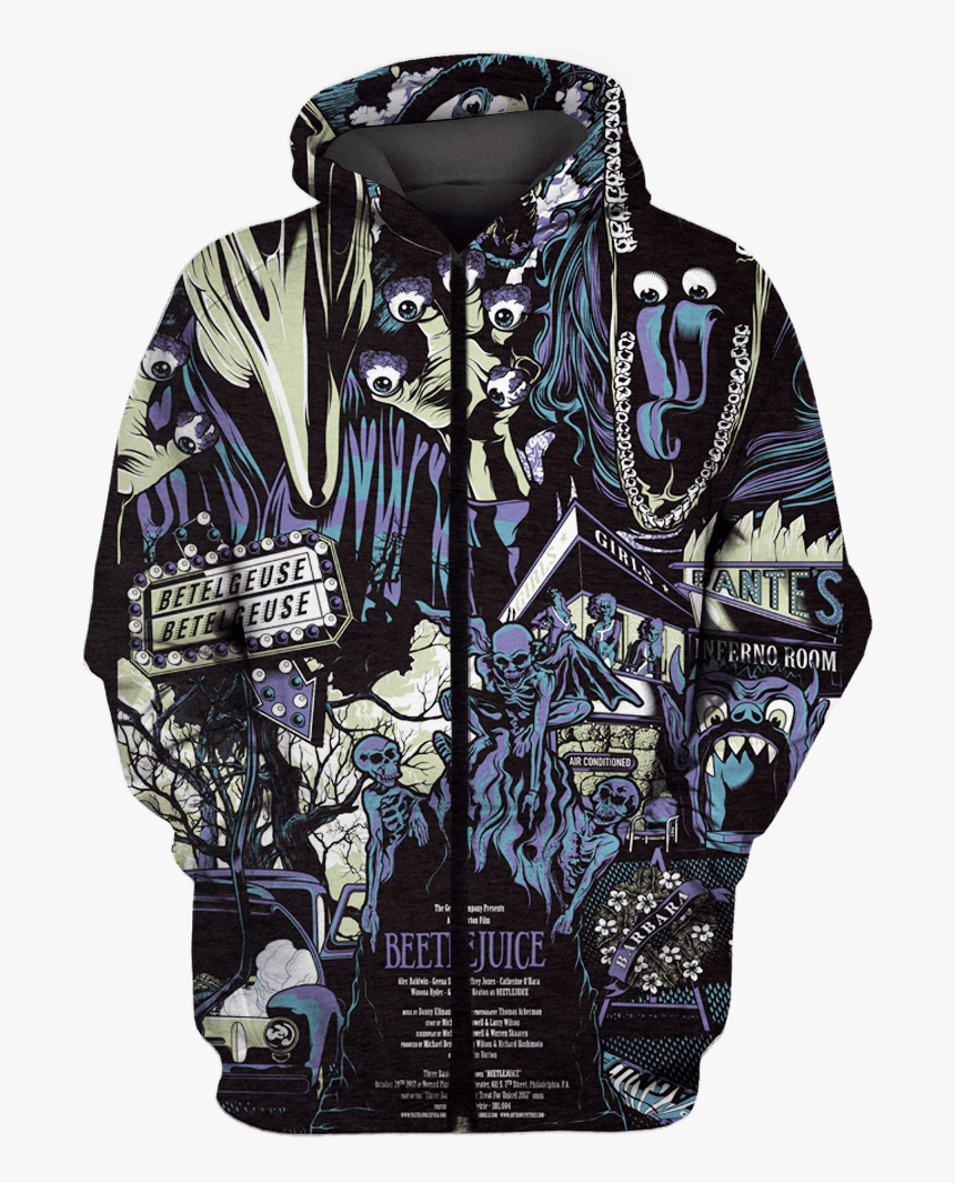 Transparent Beetlejuice Png - Adam And Barbara Beetlejuice Print, Png Download