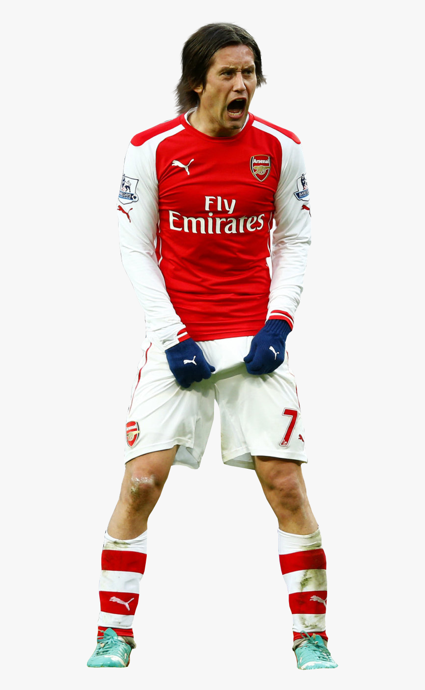 Tomas Rosicky Render, Hd Png Download - Tomas Rosicky Arsenal Png, Transparent Png
