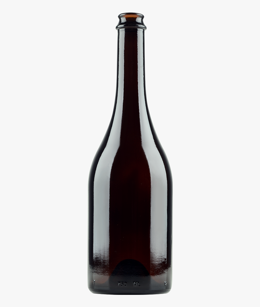 Dark Sparkling Wine Bottle, HD Png Download
