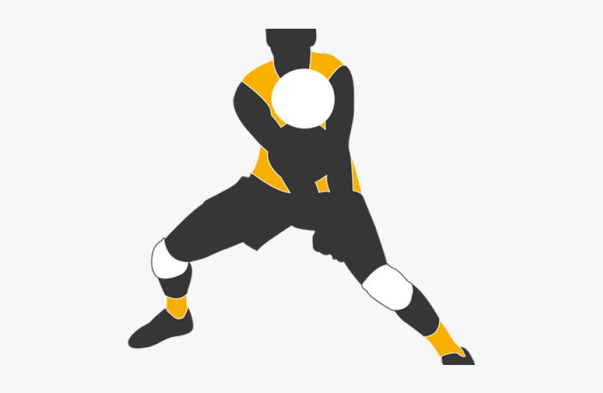 Volleyball Clipart Female Volleyball Player - Men's Volleyball Player Clipart, HD Png Download