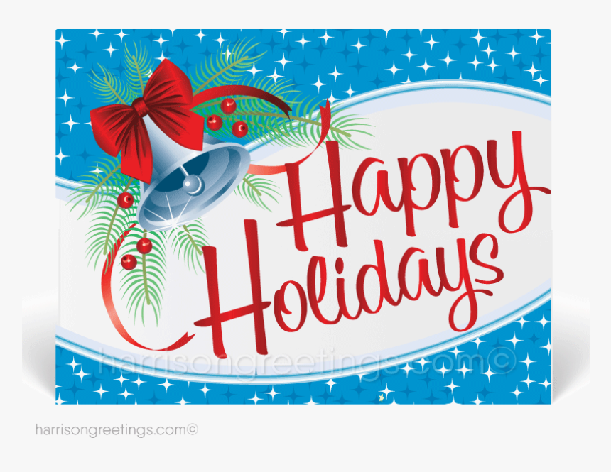 Transparent Happy Holiday Png - Campanas De Navidad, Png Download