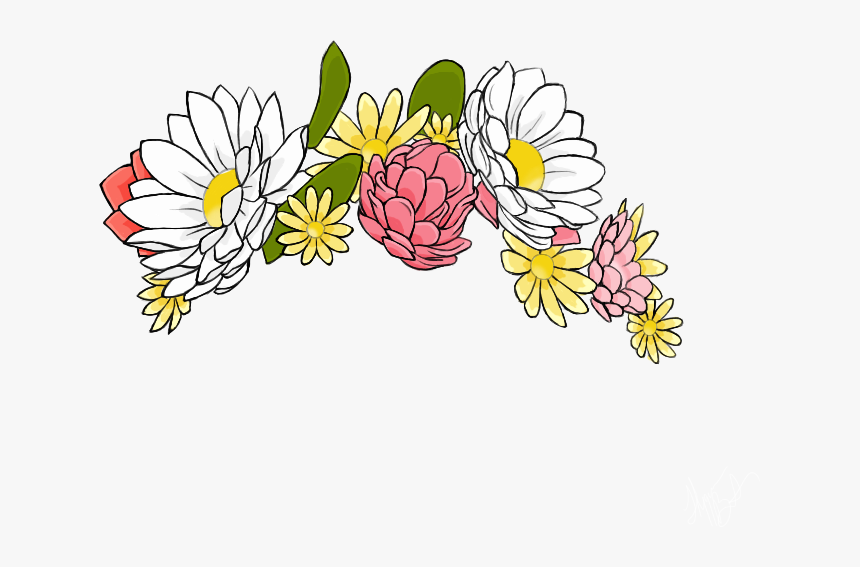 Transparent Snapchat Clipart - Snapchat Filters Png Flowers, Png Download