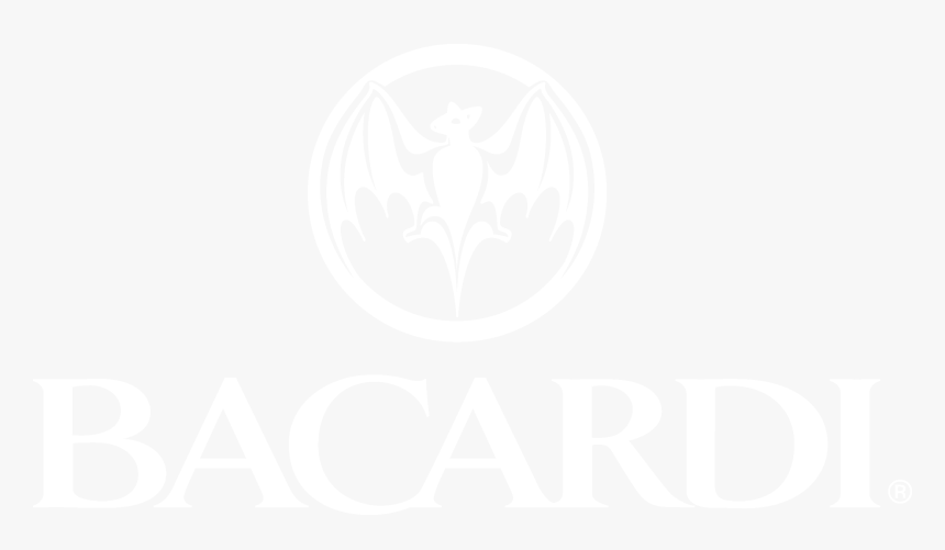 Bacardi Logo White Png - Bacardi Logo Png White, Transparent Png