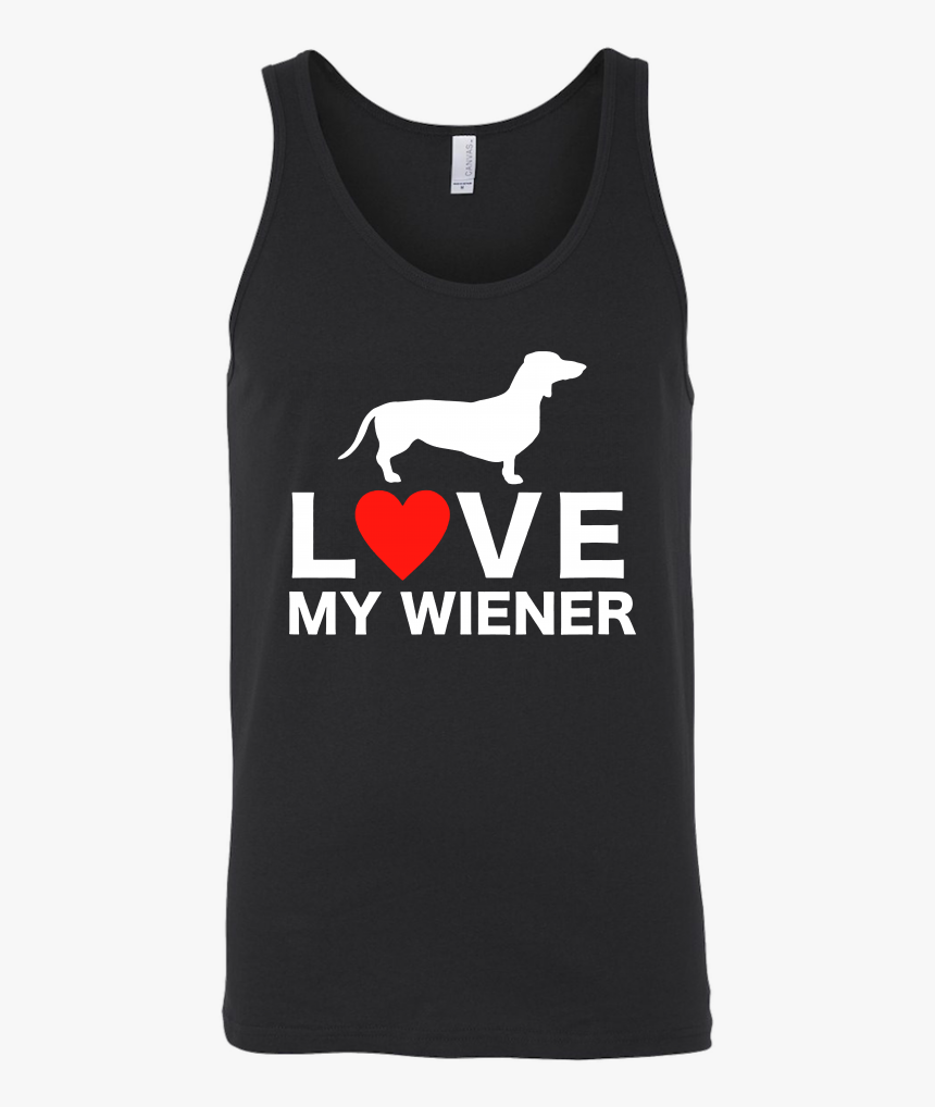 Love My Wiener Funny Dog Shirt - T-shirt, HD Png Download