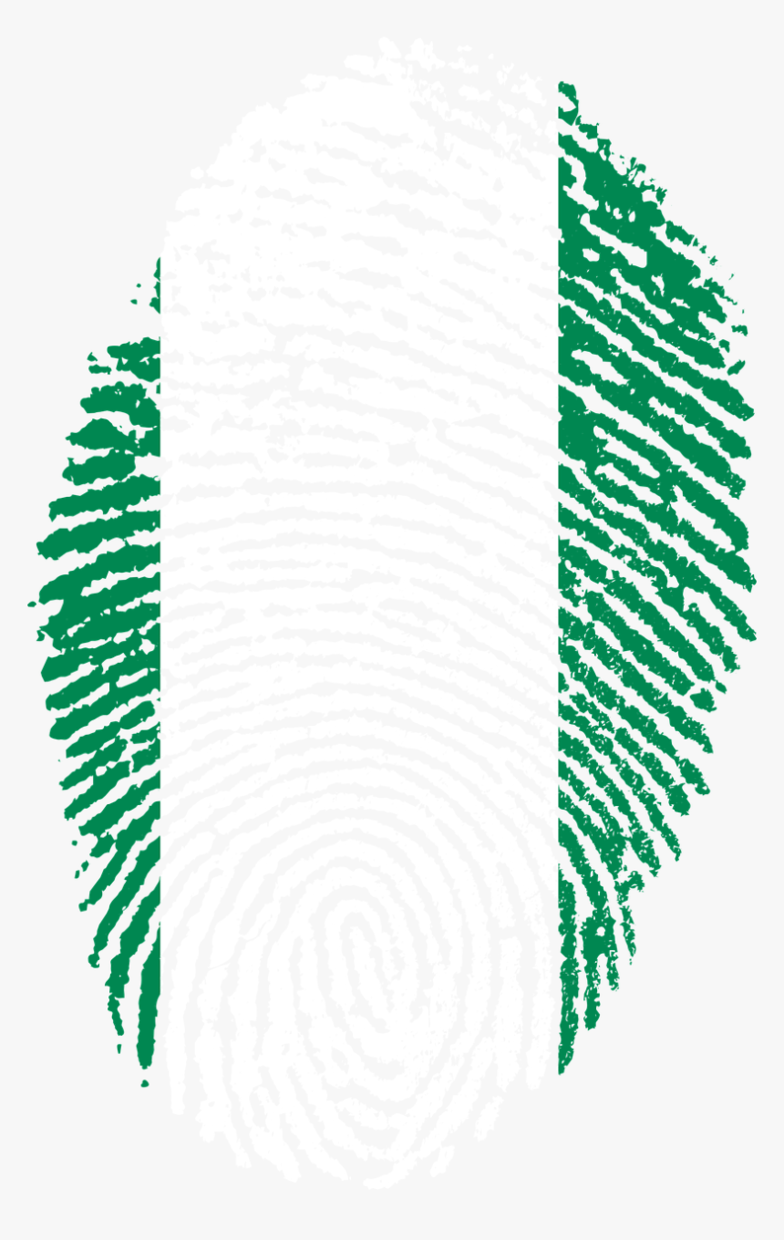 Nigeria Flag Fingerprint, HD Png Download