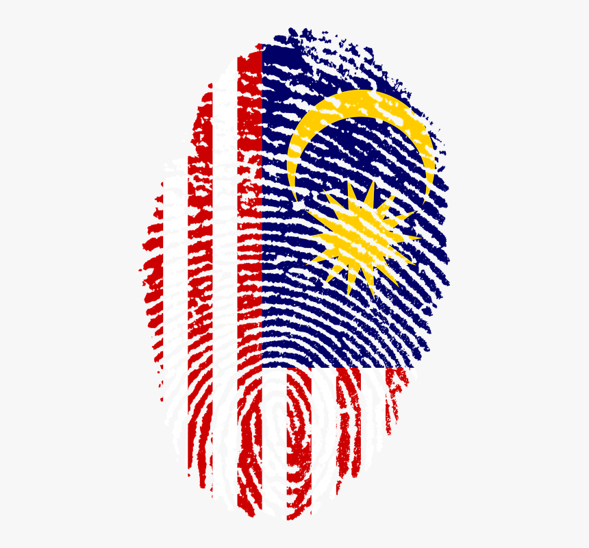 Malaysia Flag Fingerprint, HD Png Download