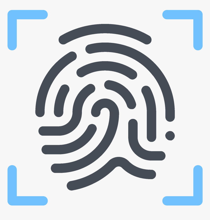 Fingerprint Recognition Icon - Fingerprint Icon Png, Transparent Png