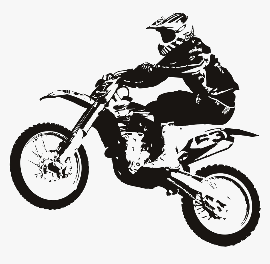 Clip Art Motorcycle Helmets Bicycle Motocross, HD Png Download