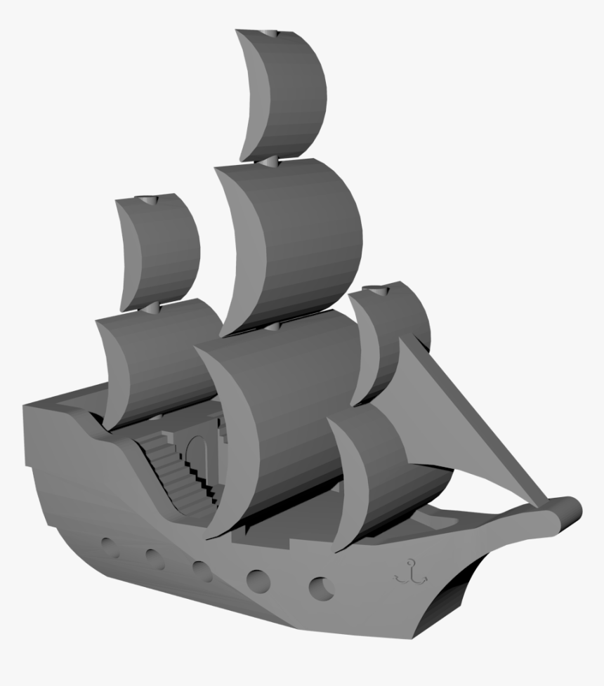Pirate Ship Png Big - Caravel, Transparent Png