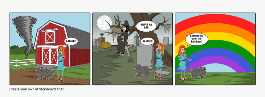 Wizard Of Oz Storyboard, HD Png Download