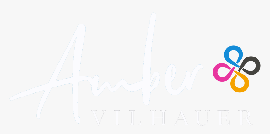 Amber Vilhauer Png Logo White - Calligraphy, Transparent Png