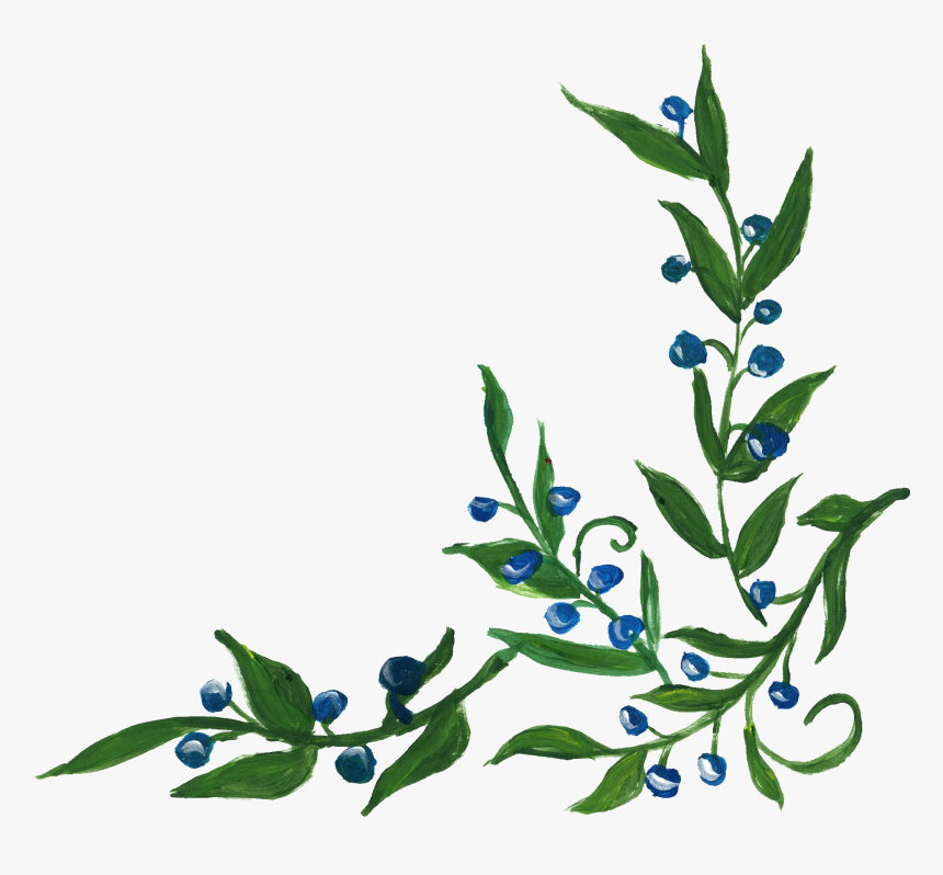 Flower Corner Design Png - Png Free Transparent Flower Corner, Png Download