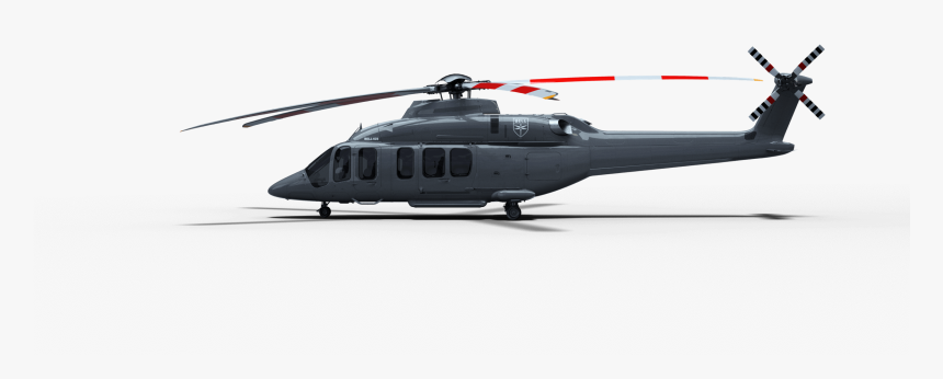 Helicopter Bell 525 Black, HD Png Download
