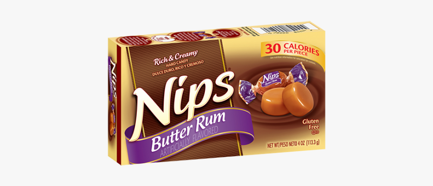 Nestle Nips Butter Rum - Chocolate, HD Png Download