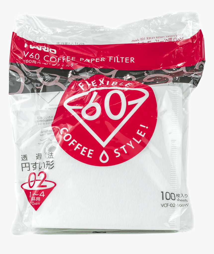 Hario V60 02 Filters 100pk - Hario V60 Filter, HD Png Download