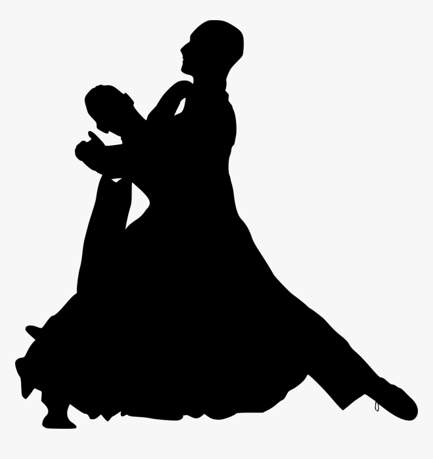 Couple Dance Silhouette At Getdrawings - Waltz Dance Silhouette, HD Png Download