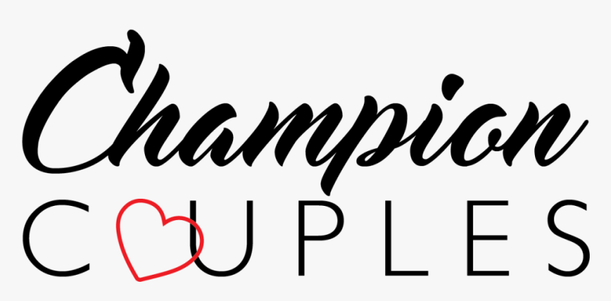 Champion Couples Logo Final -black - Calligraphy, HD Png Download
