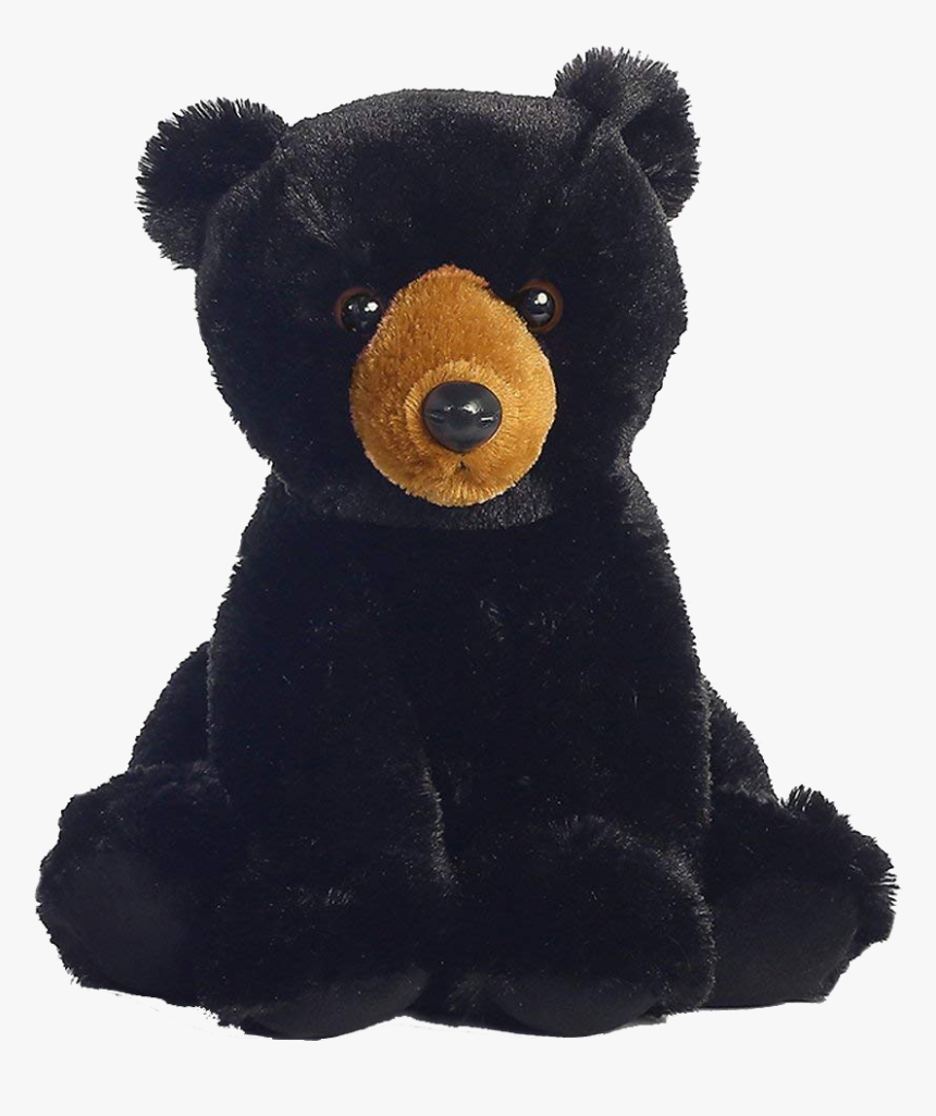 Black Bear Plush Aurora 14 Inches - Black Teddy Bear Png, Transparent Png