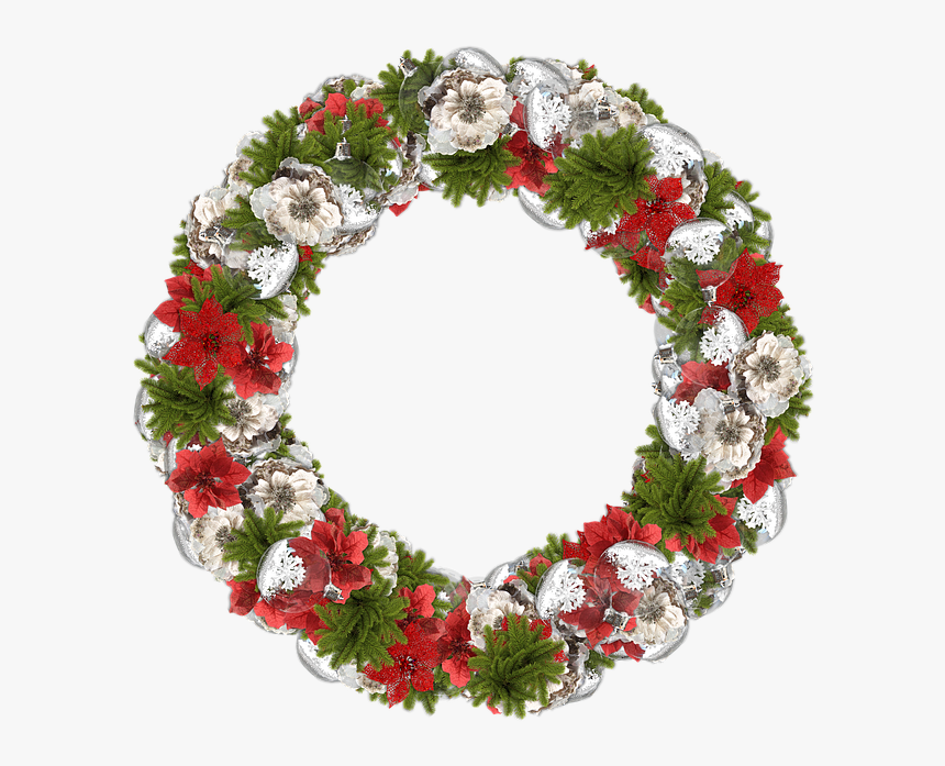 Crown Christmas Flowers - Christmas Flower Crown Png, Transparent Png
