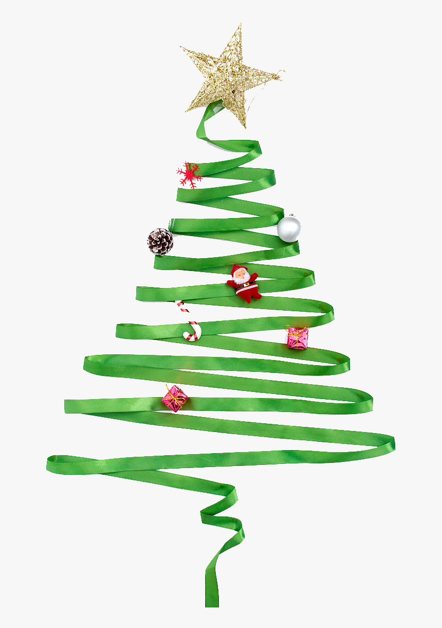 Green Color Pvc Rigid Film For Christmas Tree Leaves, - Ribbon Green Christmas Tree, HD Png Download