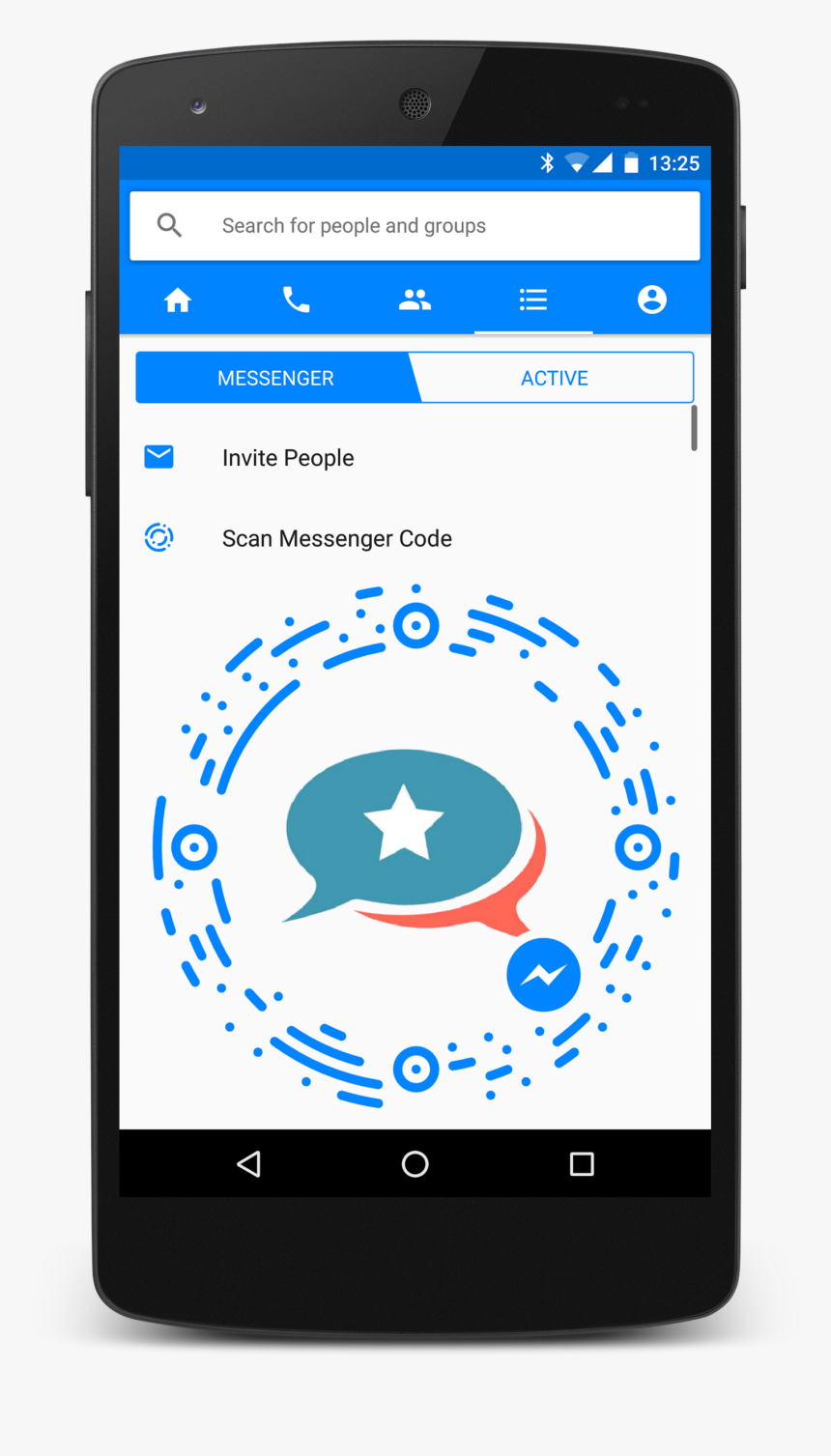 Scan Messenger Code Facebook, HD Png Download
