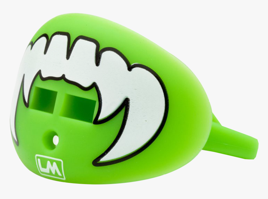Loudmouthguards Vampire Fangs Hawk Fluorescent Green - Cartoon, HD Png Download