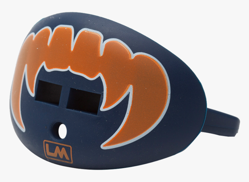 Loudmouthguards Vampire Fangs Tiger Navy Blue Orange - Pumpkin, HD Png Download