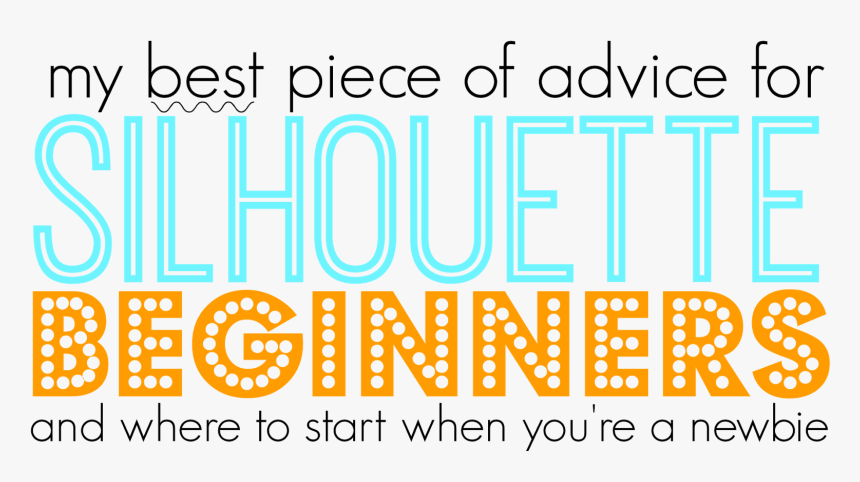 Silhouette Cameo Tutorials For Beginners, Silhouette - Beginner Silhouette Cameo Projects, HD Png Download