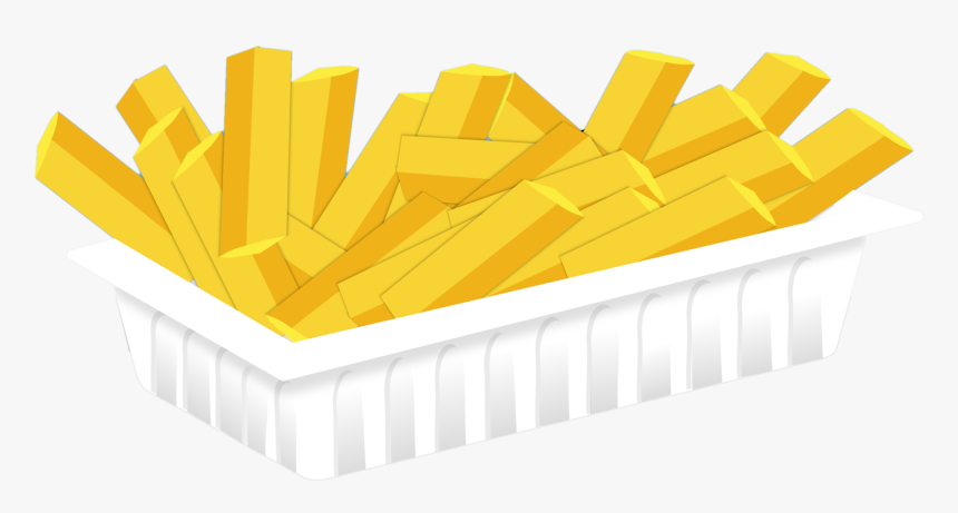 French Fries, Public Domain, Take Out, Potatoes, Clip - Fries In Plate Clipart, HD Png Download