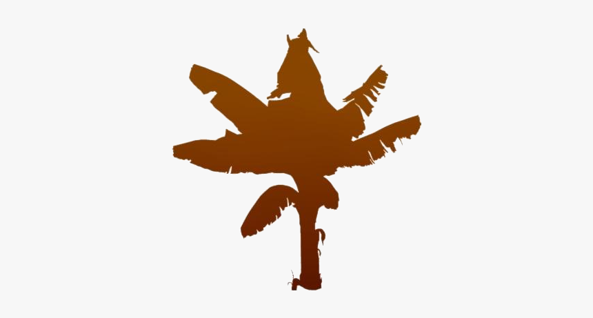 Transparent Banana Tree Plant Art, Banana Tree Plant - Illustration, HD Png Download