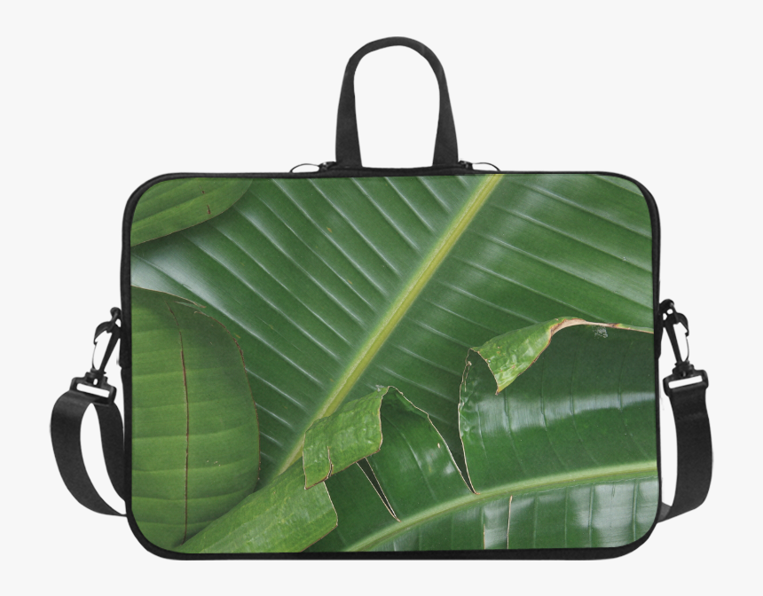 Banana Tree Leaves Laptop Handbags 17 - Laptop, HD Png Download