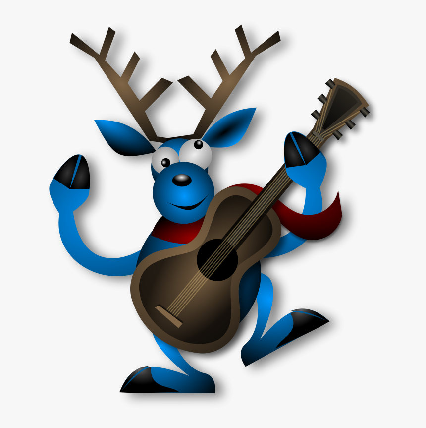 Dancing Reindeer 1 - Free Clip Art Reindeer, HD Png Download