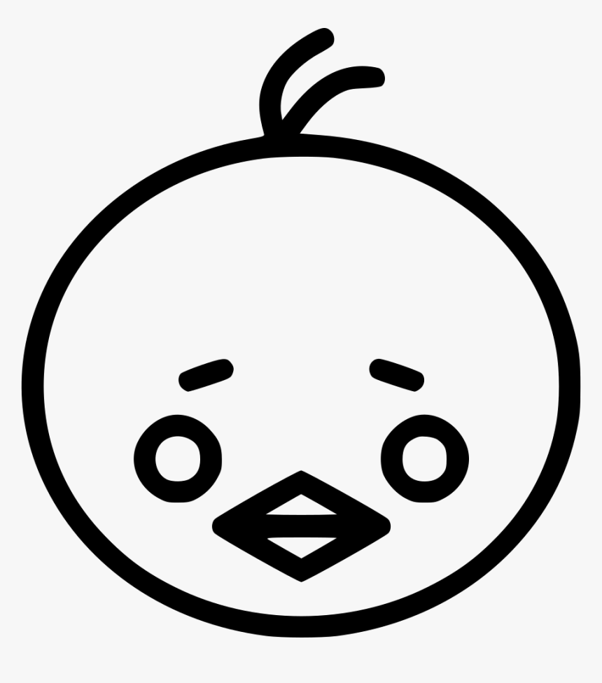 Chicken Chick Avatar Face Figure - Icon, HD Png Download